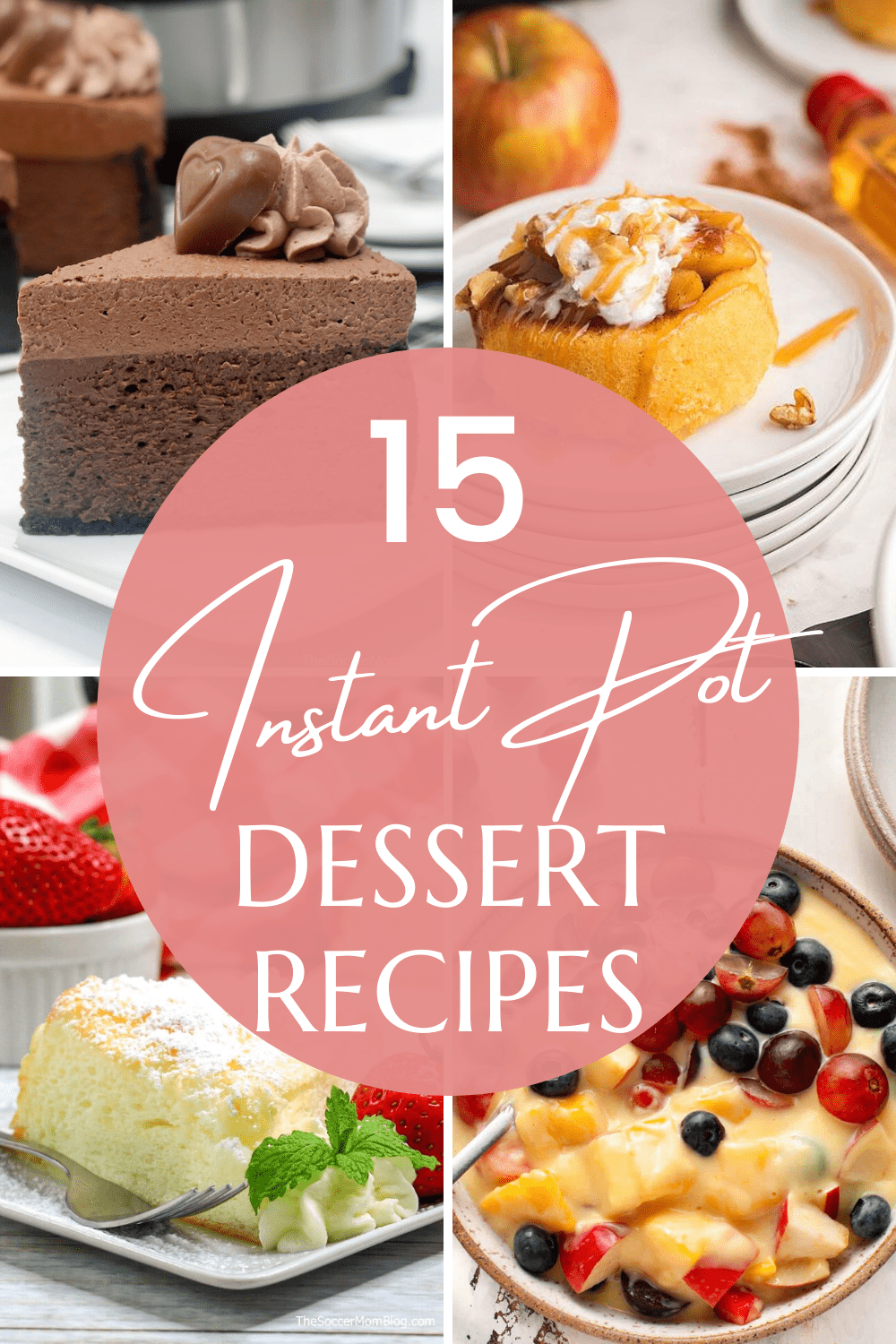pin image for Instant Pot Dessert Recipes