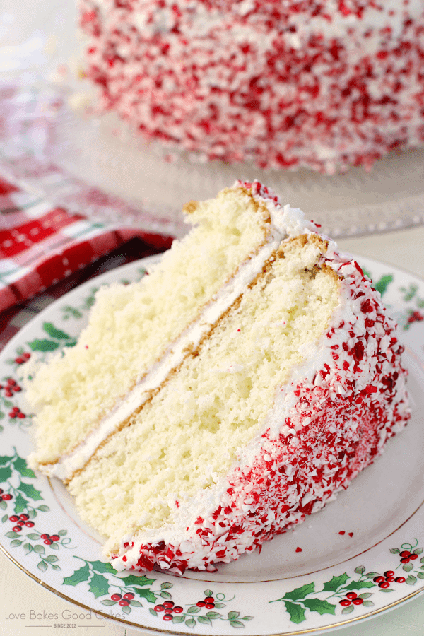 holiday peppermint cake