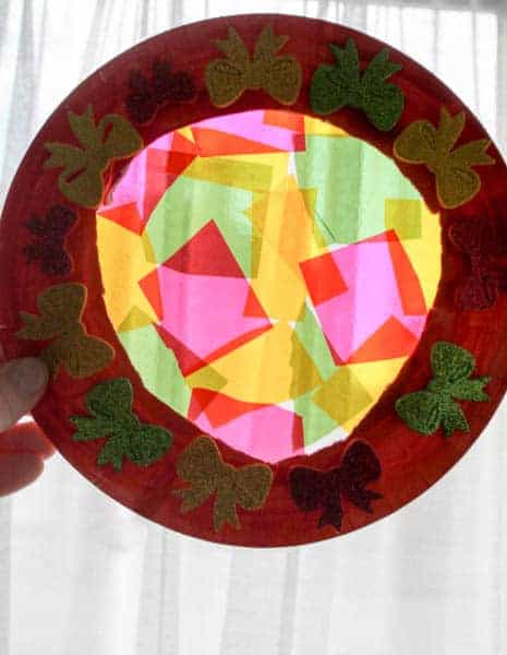 Stained Glass Wreath Craft