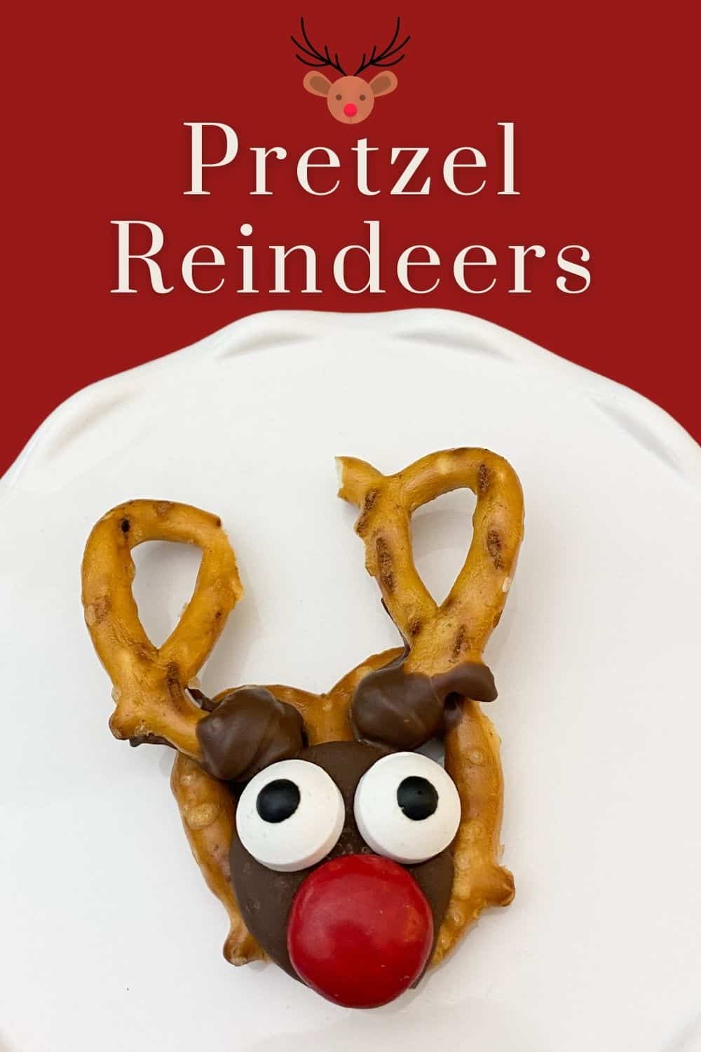 Christmas Pretzel Reindeer Recipe