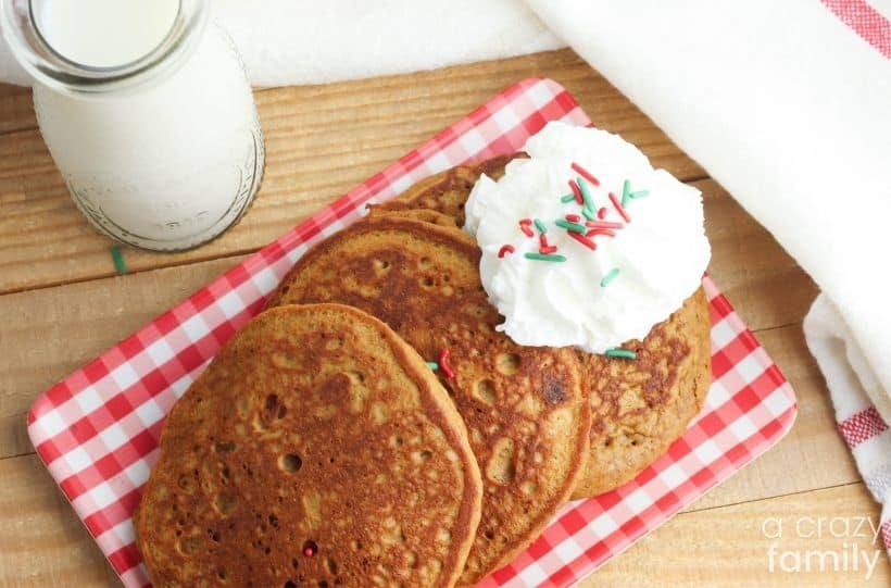 Gluten-Free Gingerbread Pancakes
