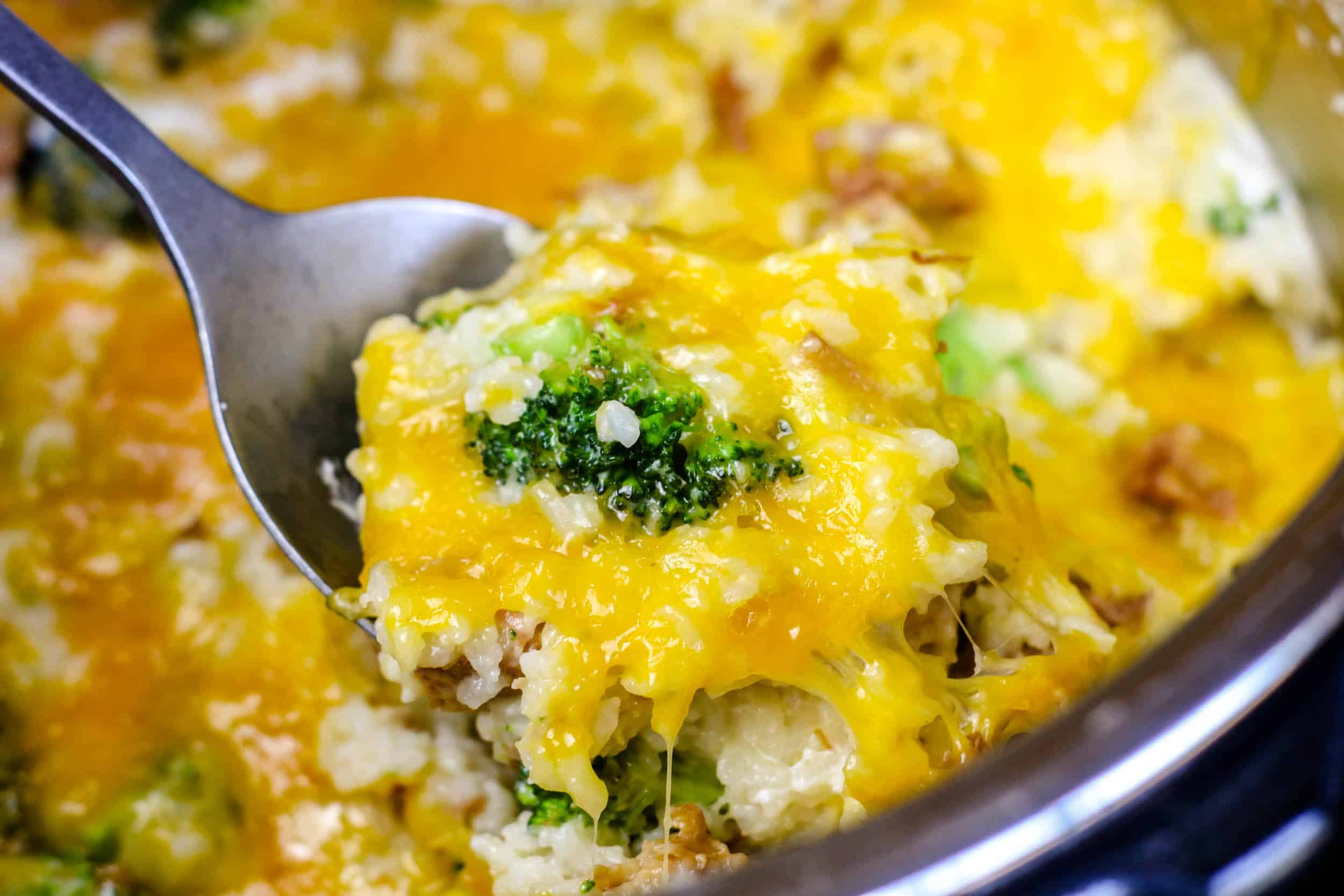 Instant Pot Ham, Broccoli, and Rice Casserole A Crazy Family
