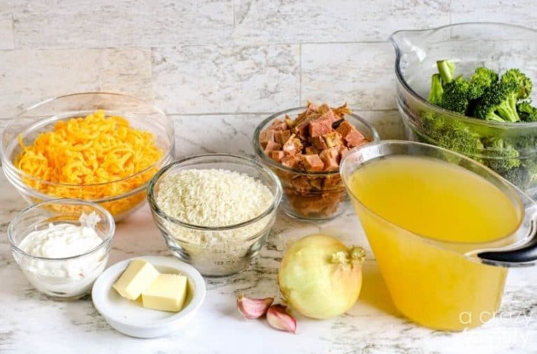 Instant Pot Ham, Broccoli, and Rice Casserole A Crazy Family