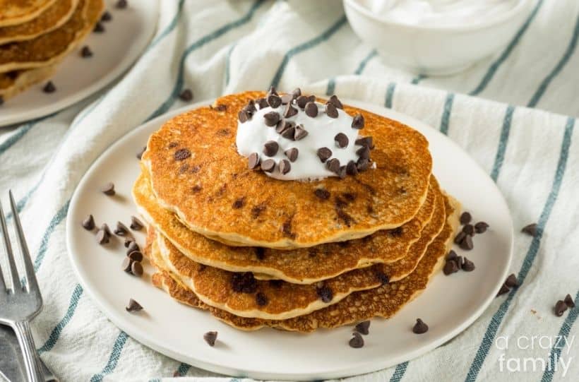 pancakes with choc chips