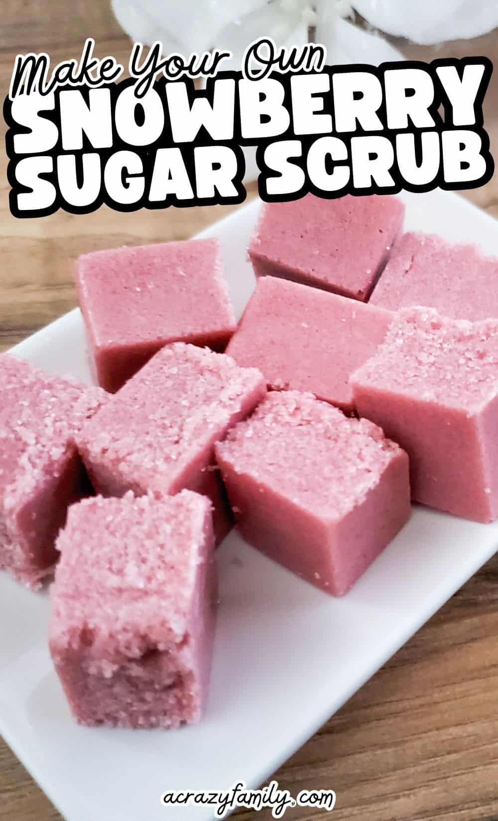 snowberry sugar scrub bars