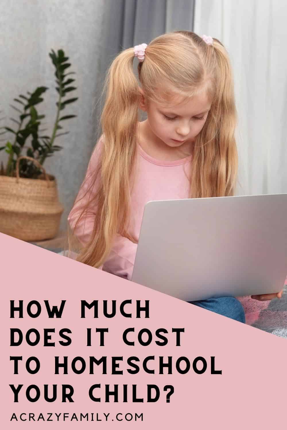 How much does it cost to homeschool your child