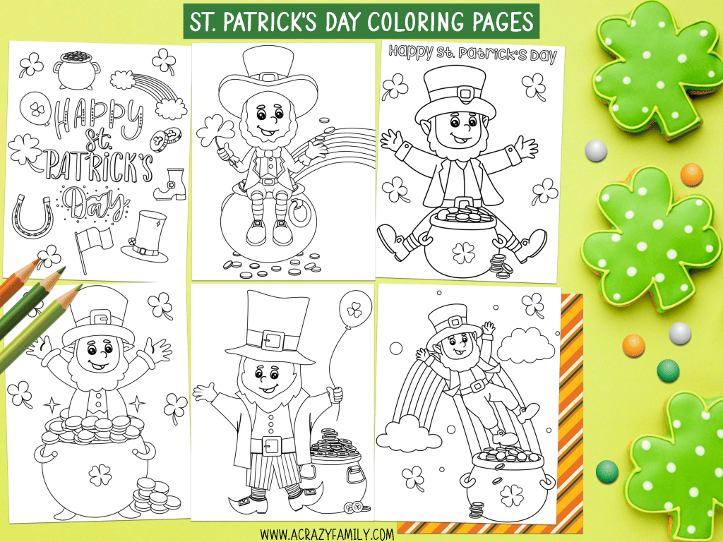St. Patrick's Day Coloring Pages
