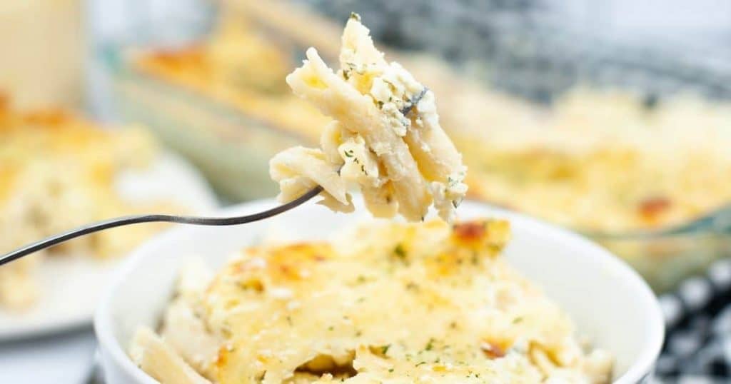 baked ziti with alfredo sauce