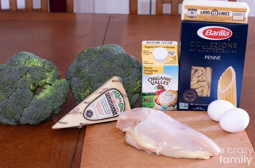 chicken broccoli alfredo bake ingeredients