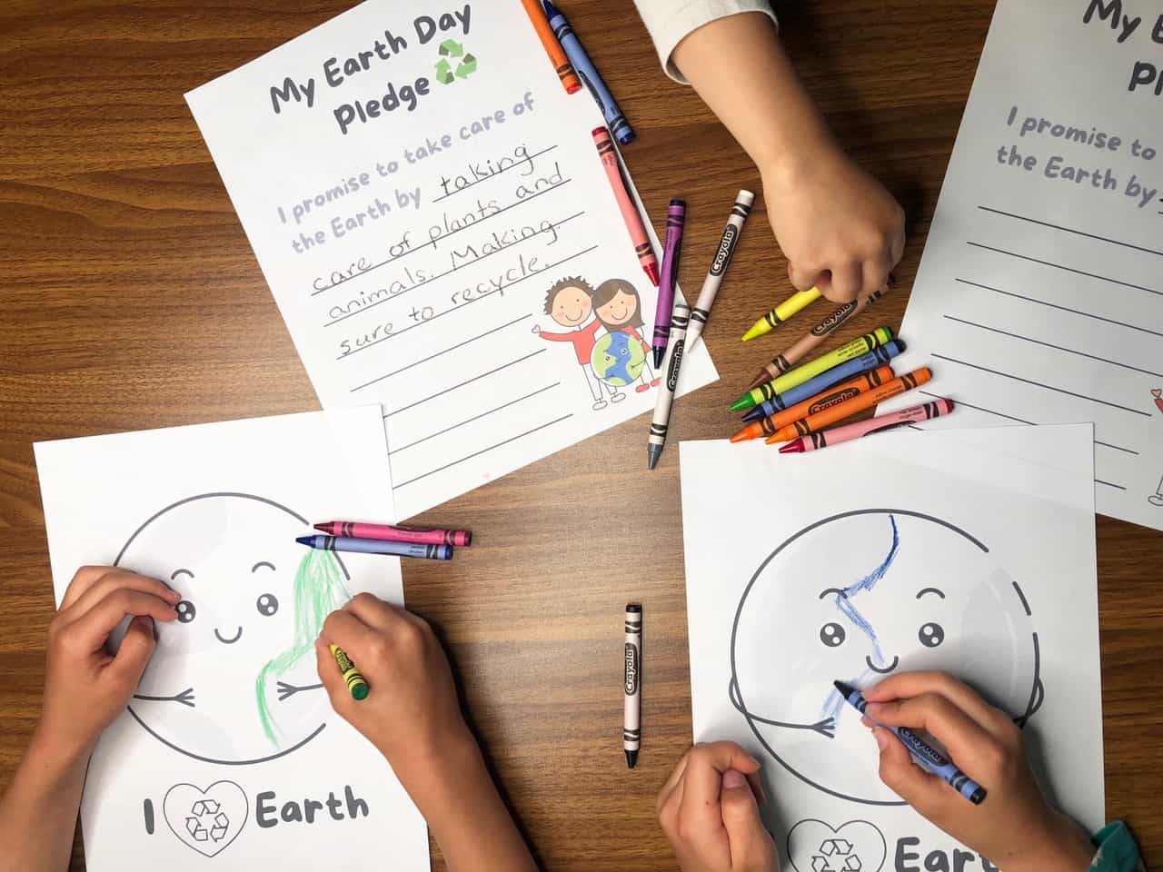 earth day pledge printable