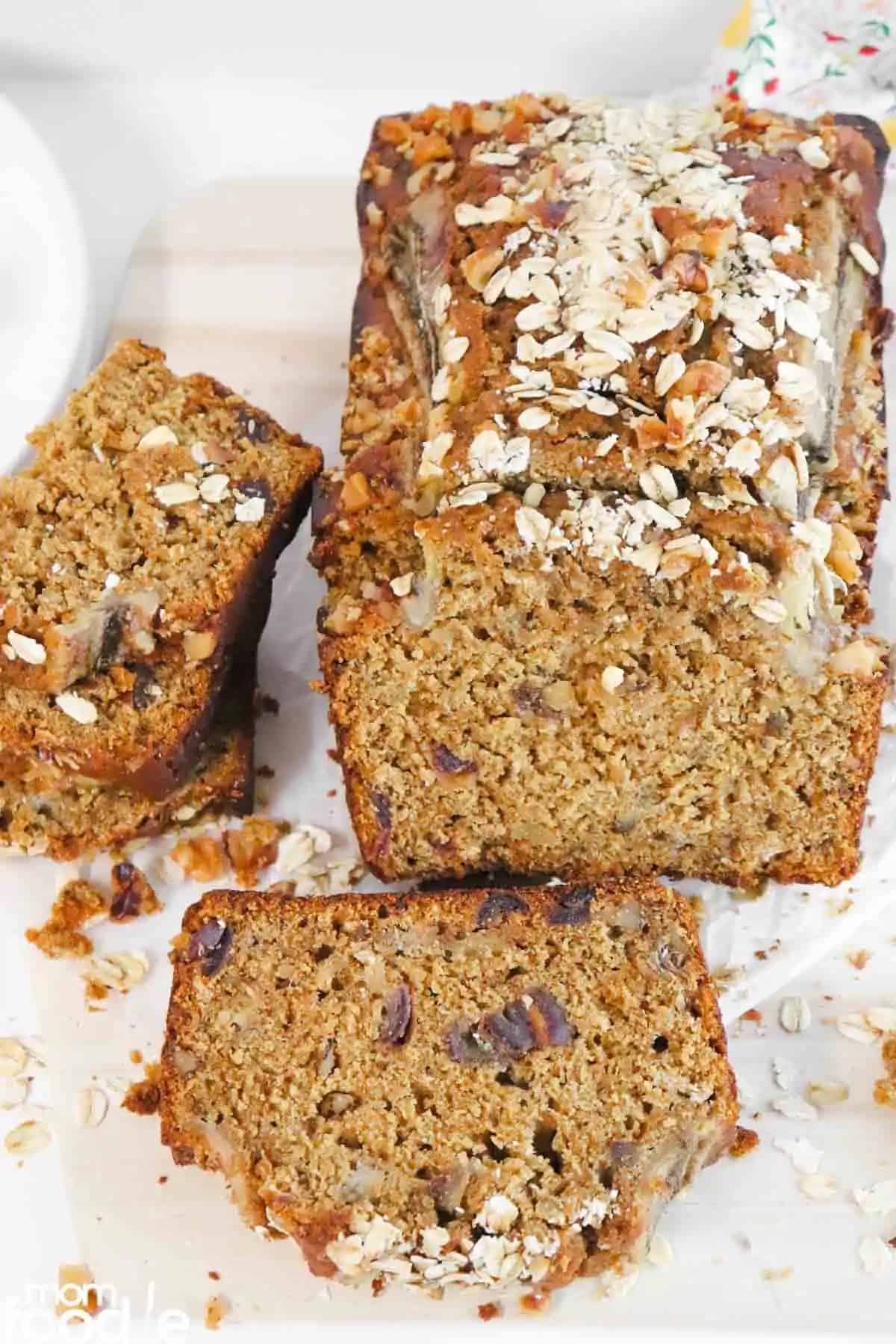 Banana Oat Date Bread Set 3 31 1