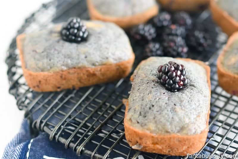 Blackberry Flax Banana Bread 5