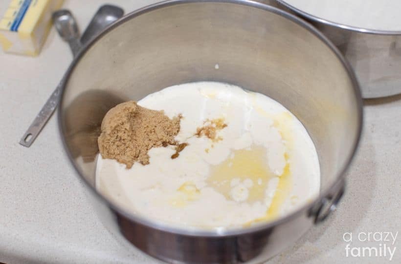 Butter Pecan Ice Cream Muffins process