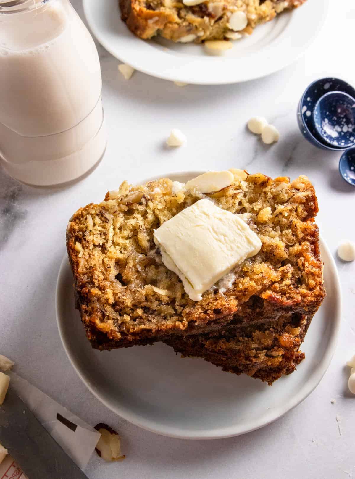 White Chocolate Banana Bread 19