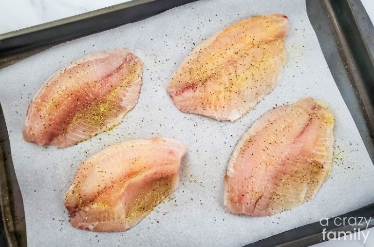 Easy Baked Tilapia with Lemon Pepper Seasoning A Crazy Family