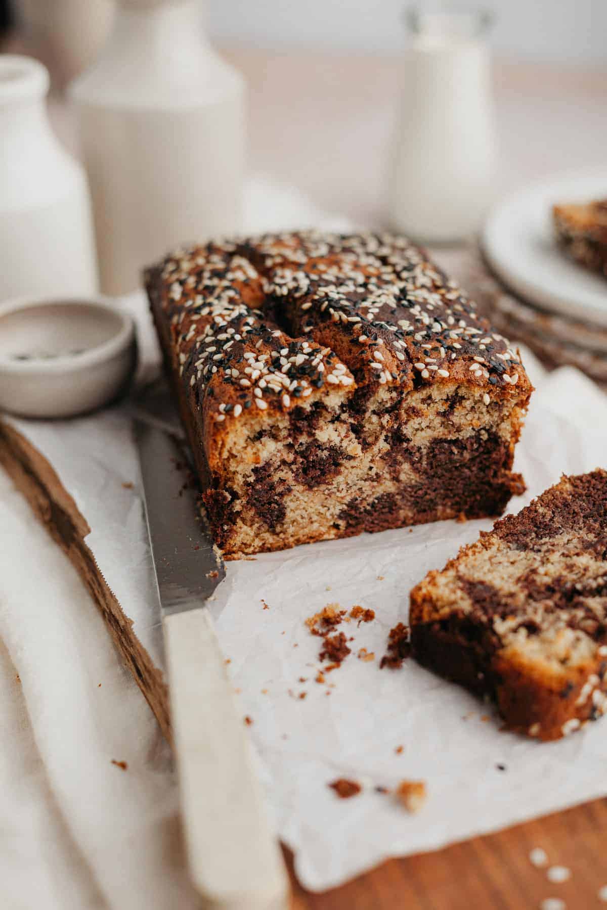 chocolate swirl banana bread