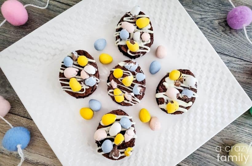 easter egg brownies recipe