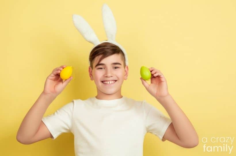 easter teen boy