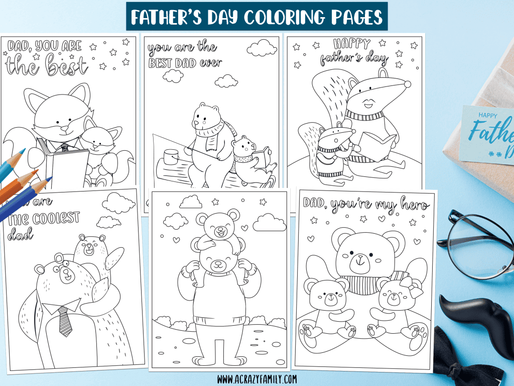 Fathers Day Coloring Pages 1