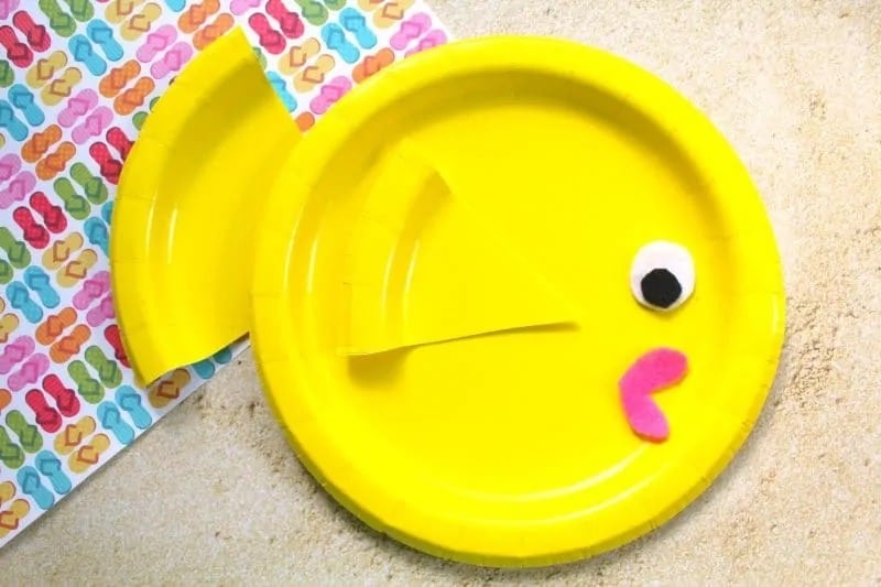 Paper Plate Fish Craft for Kids