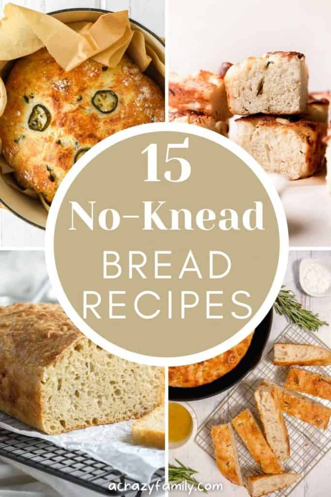 no knead bread recipes pin 2