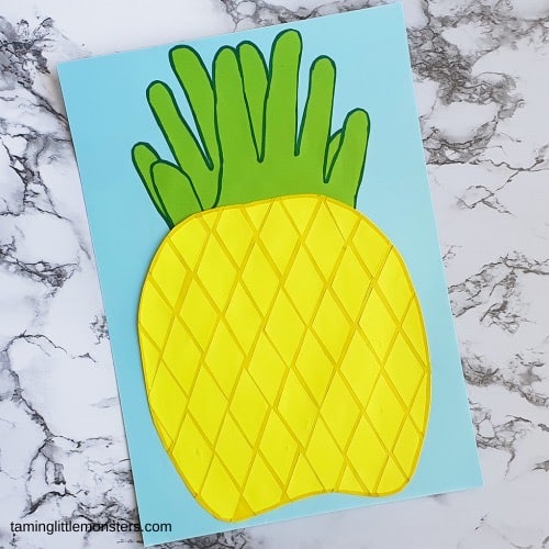 pineapple craft for summer insta