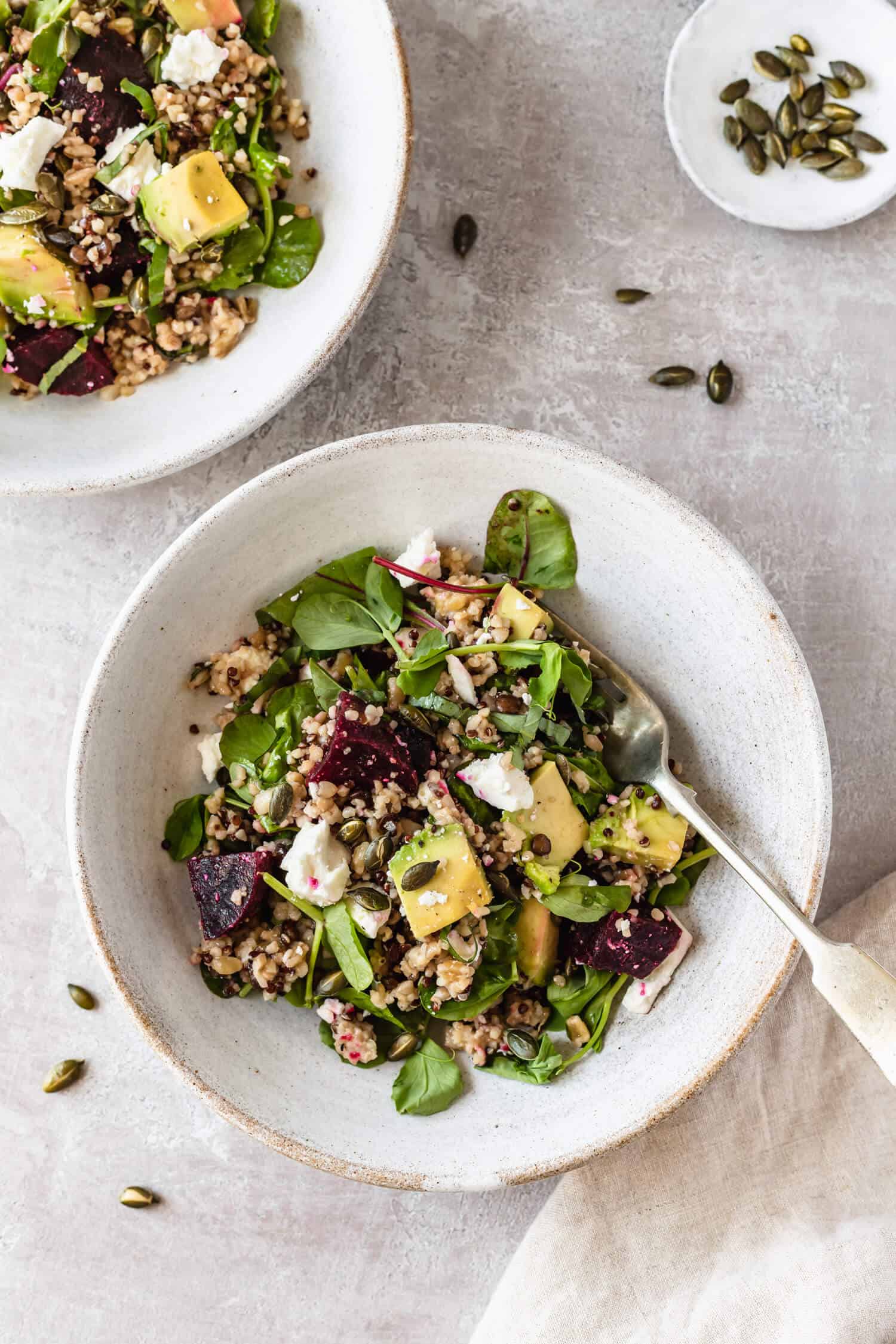 Beetroot Avocado Feta Salad 2