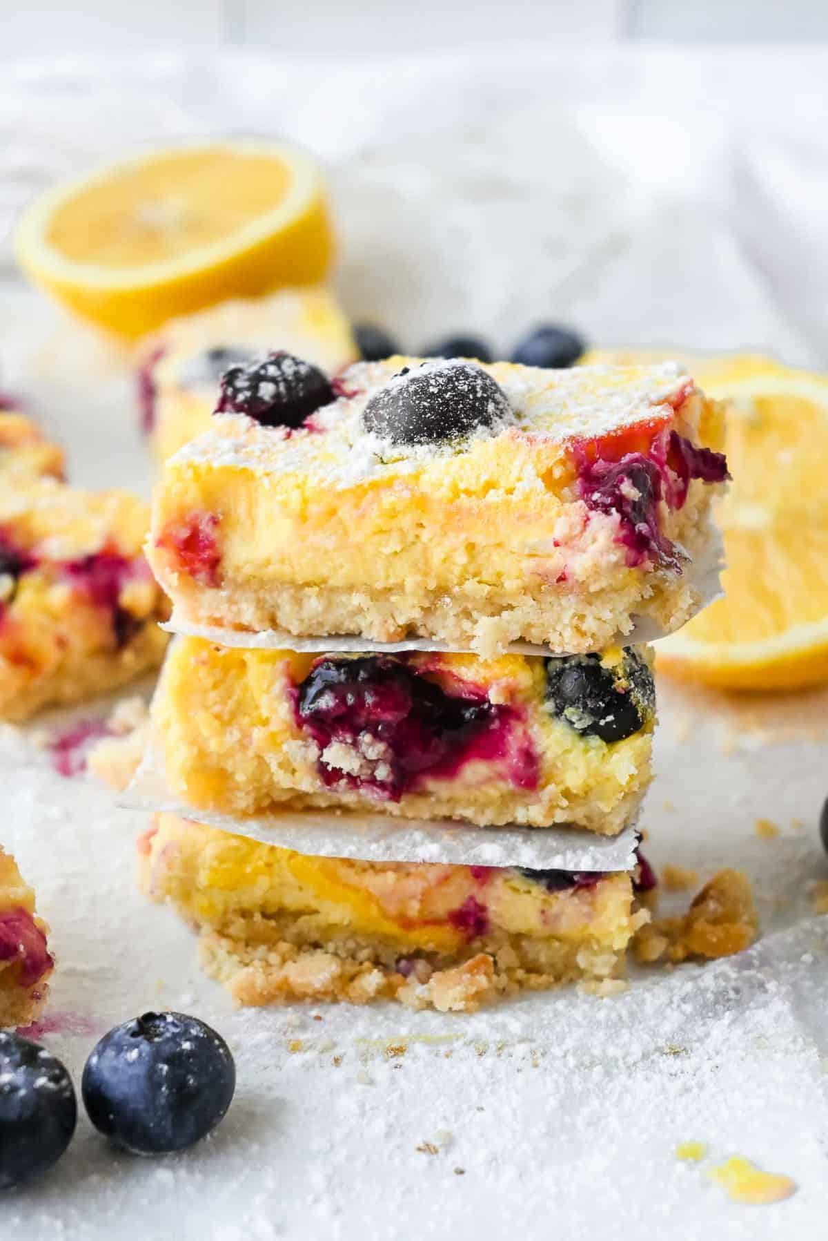 Blueberry Lemon Bars 1