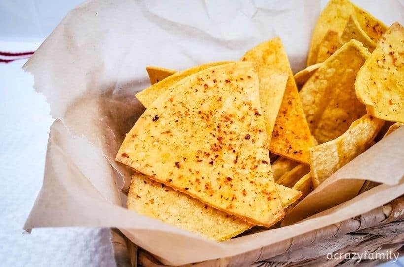 air fryer tortilla chips