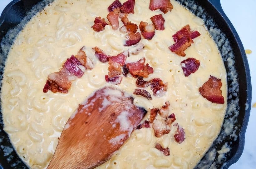 bacon mac and cheese process 5