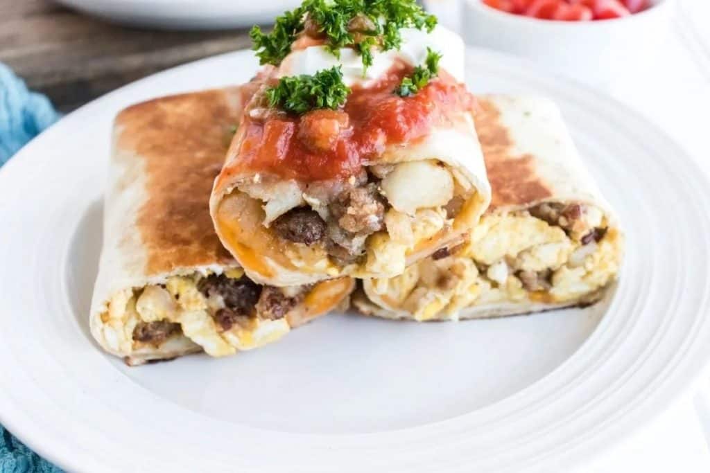 blackstone breakfast burritos