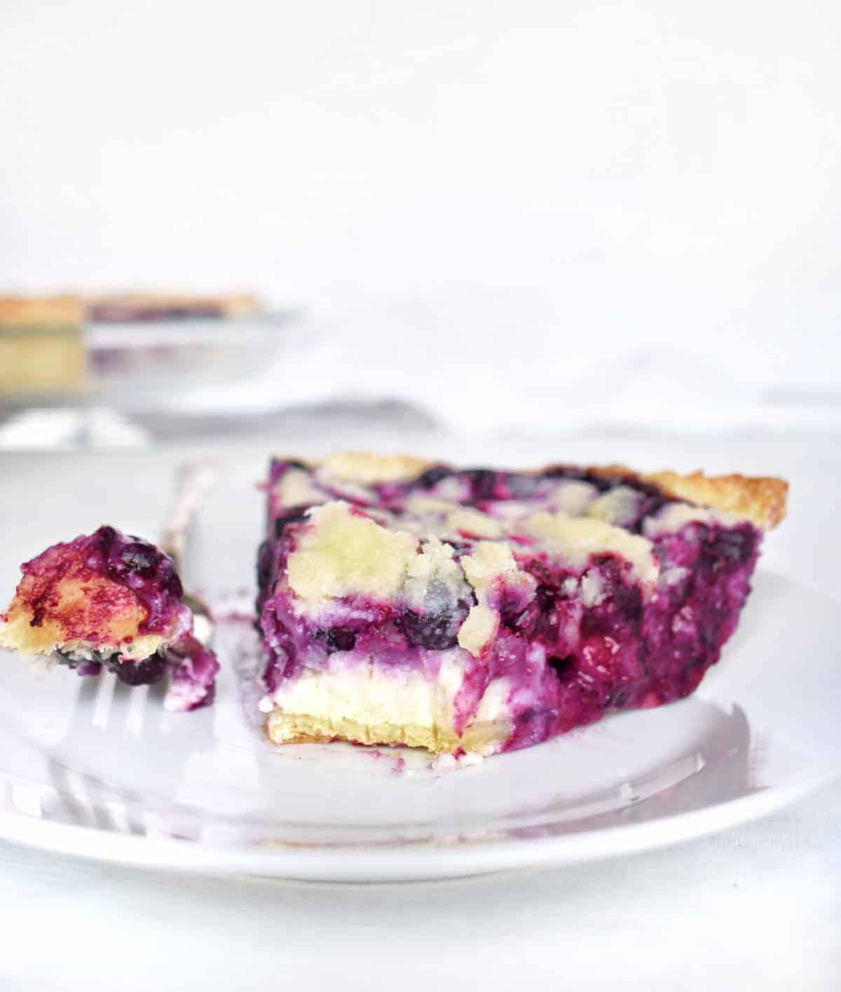 blueberry sour cream pie 9