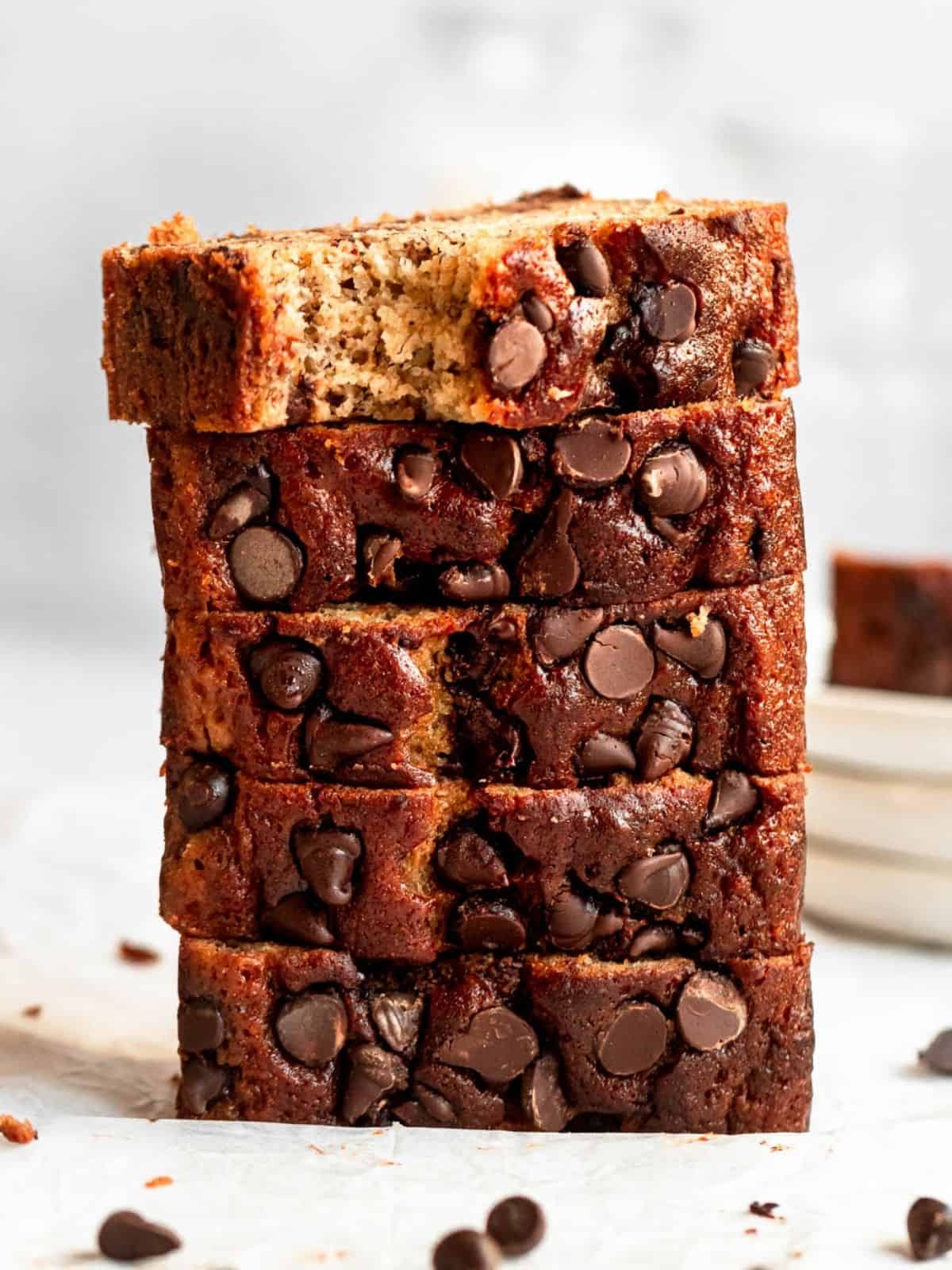 brown butter chocolate chip banana bread