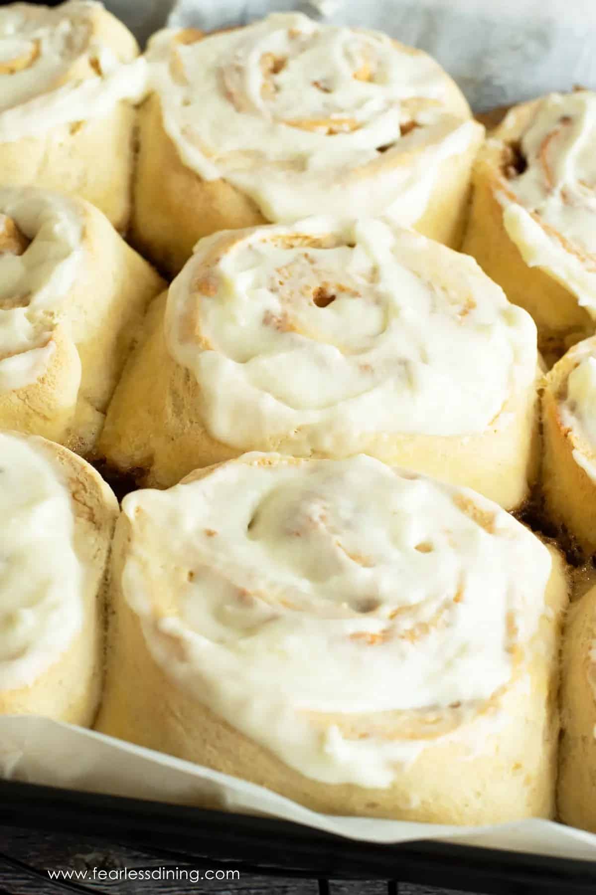 light and fluffy cinnamon rolls