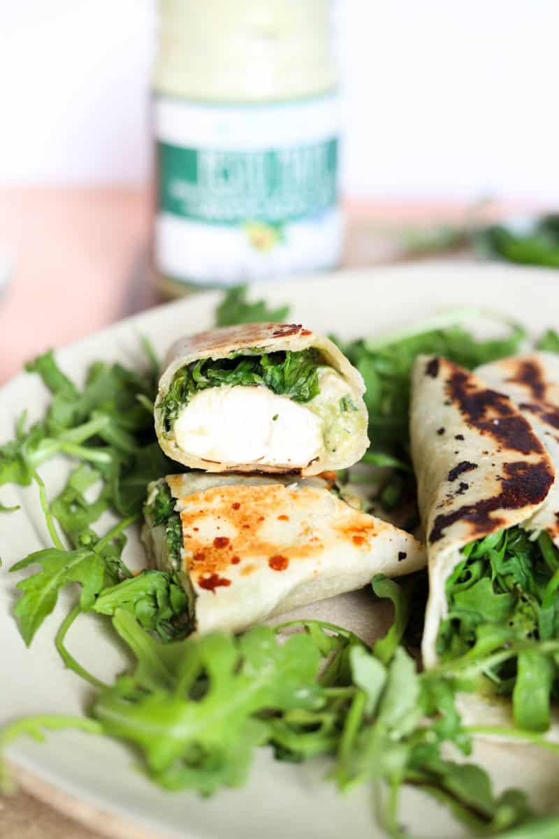 pesto chicken wraps 10