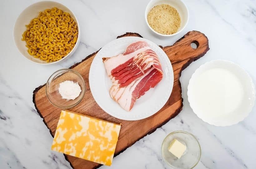 skillet bacon mac and cheese ingredients