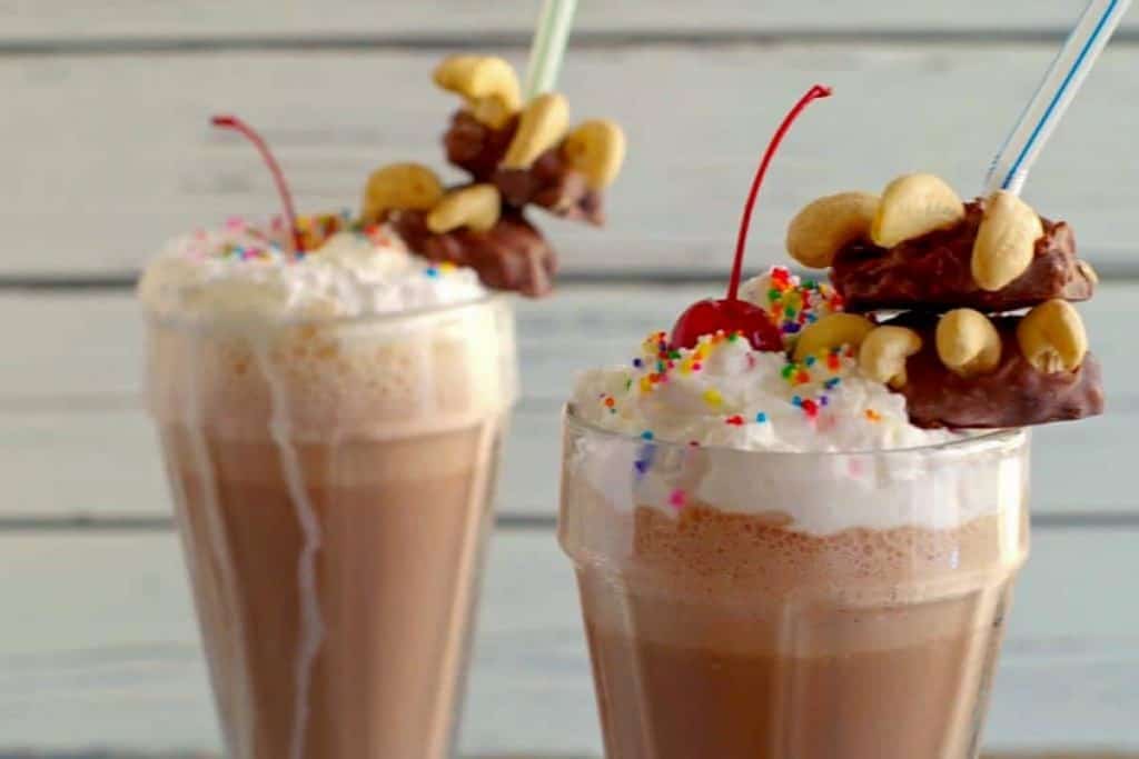 Bear Claw Chocolate Milkshake