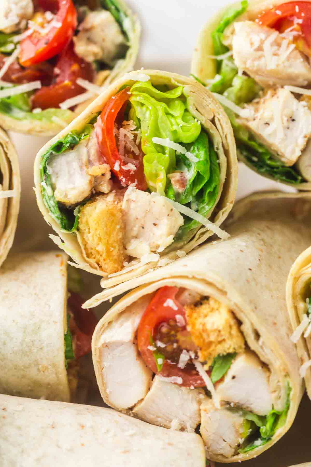 Chicken Caesar Wraps 8