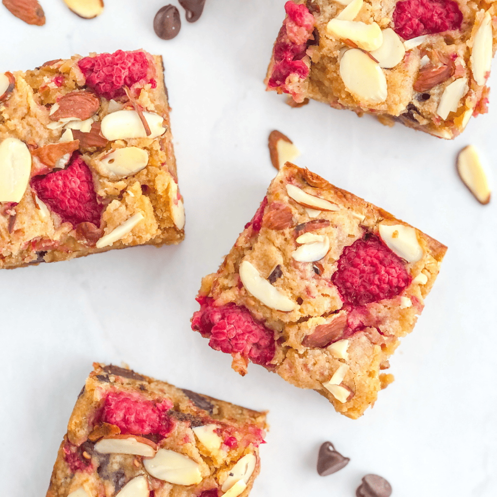 Raspberry Blondies Featured Image