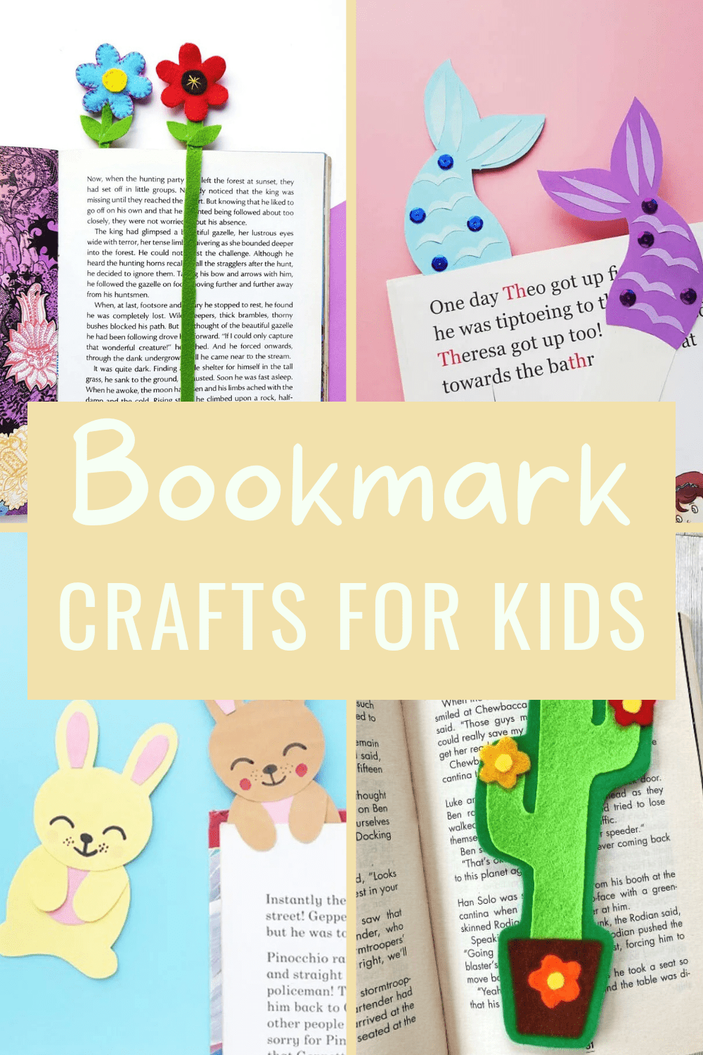 bookmark crafts for kids pin 1