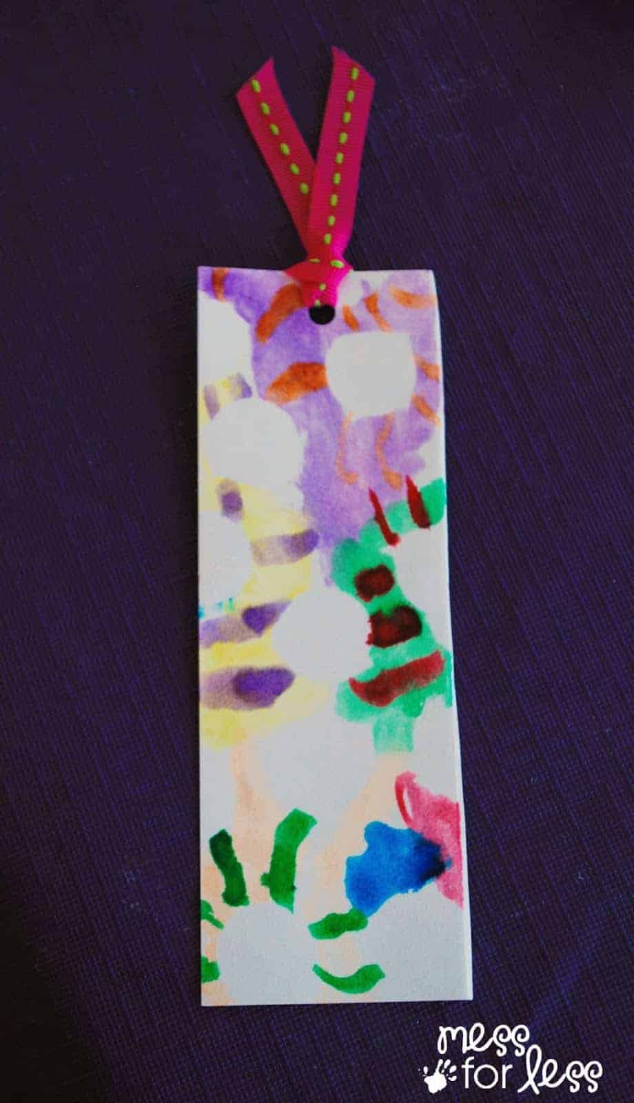 kid made bookmark