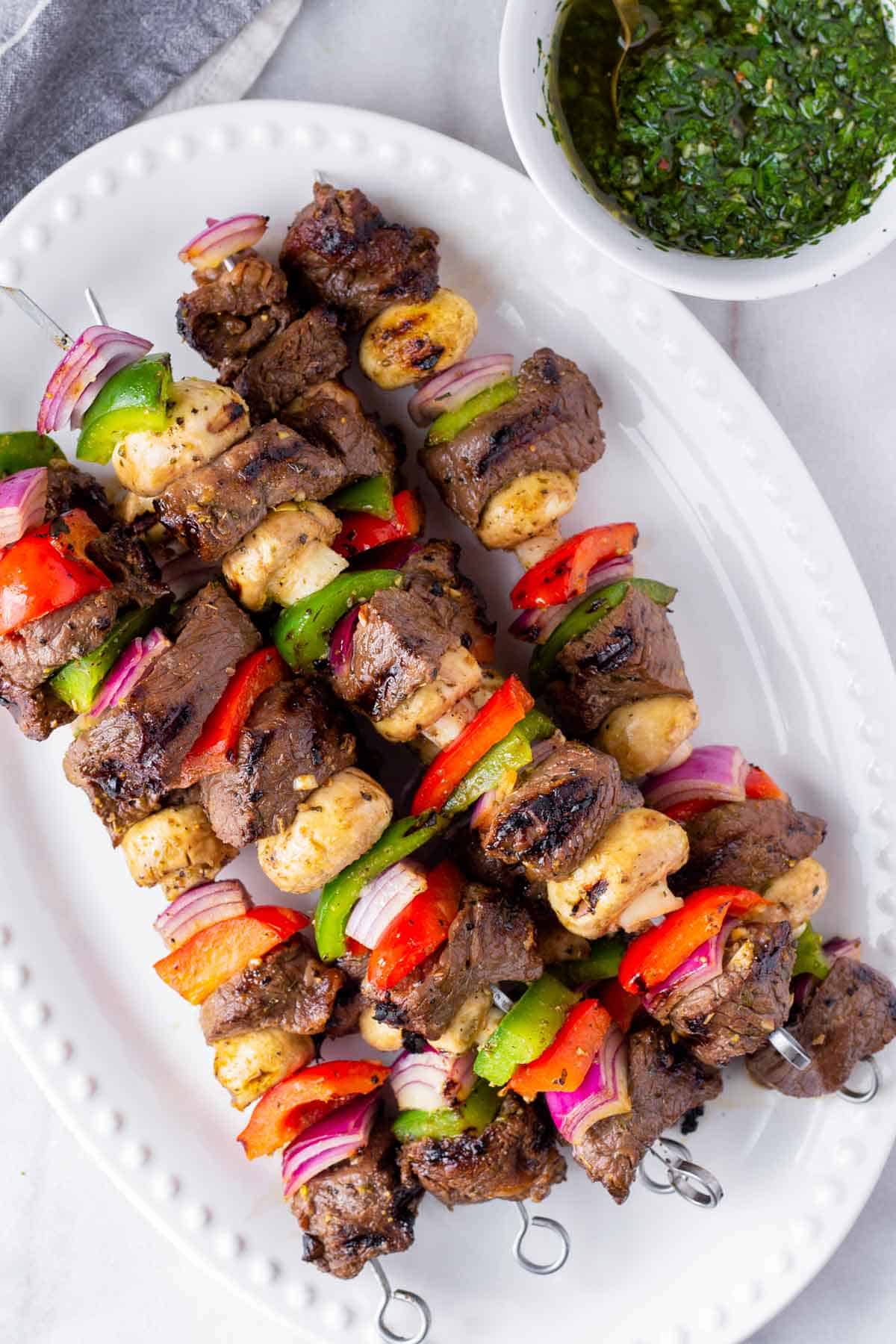 marinated steak kabobs 5 min