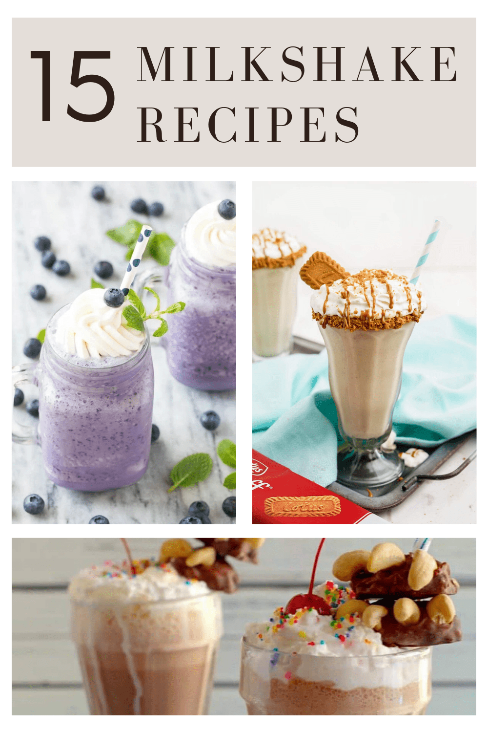 milkshake recipes pin 1