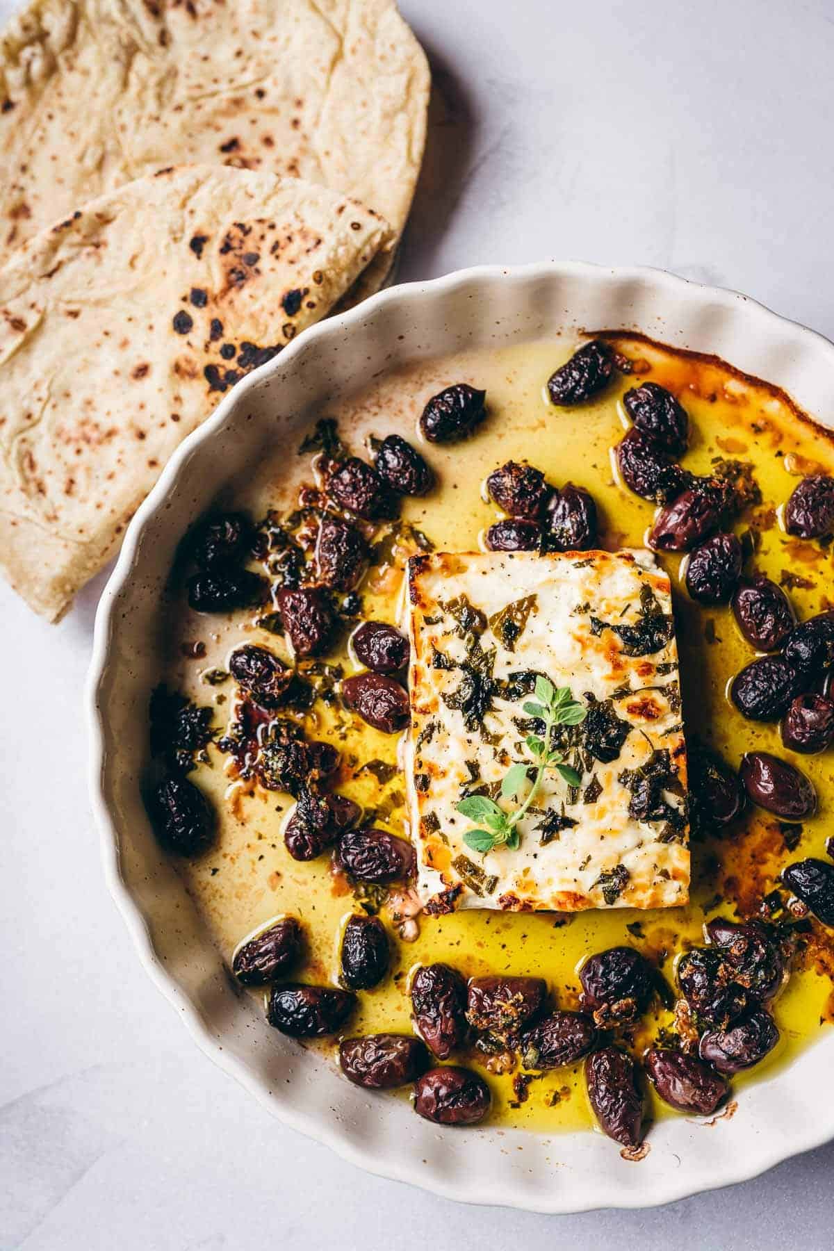 the best baked feta recipe with olives