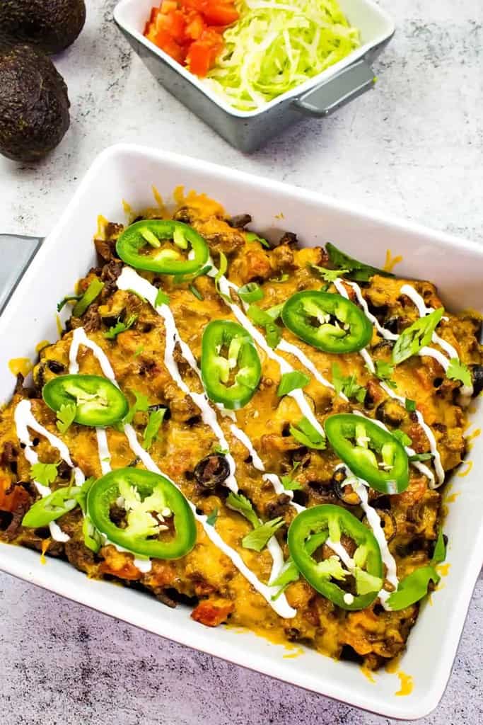 30. Keto Taco Casserole