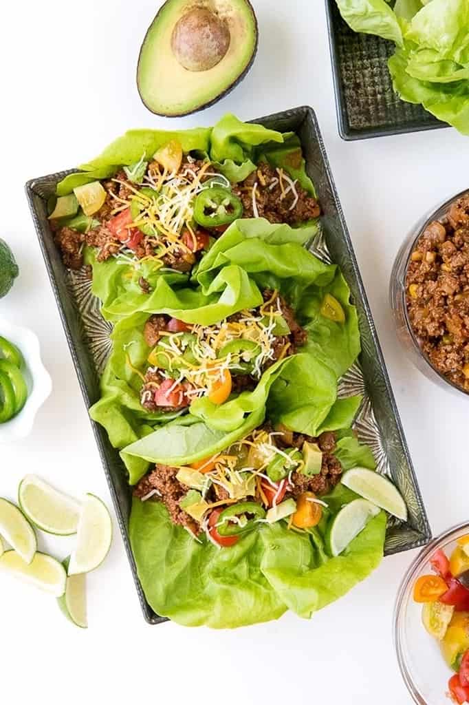 34. 10 Minute Taco Lettuce Wraps