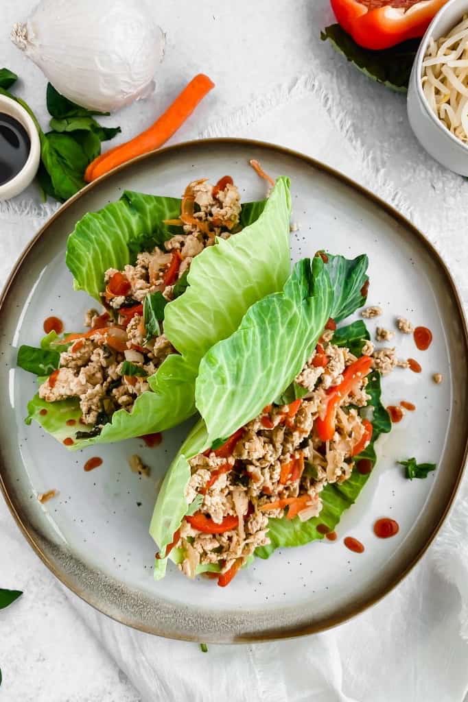 35. Thai Chicken Lettuce Wraps