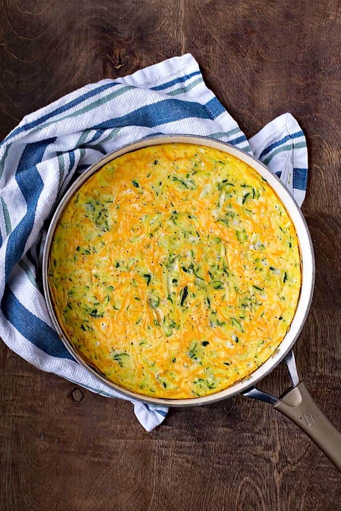 9. Zucchini Frittata