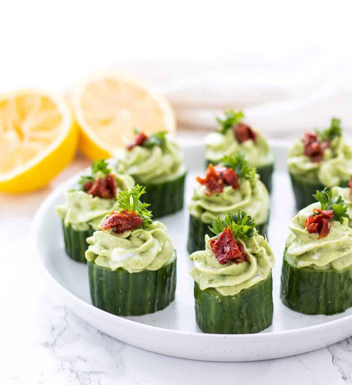 Avocado Goat Cheese Cucumber Appetizer 6 1404×1536 1