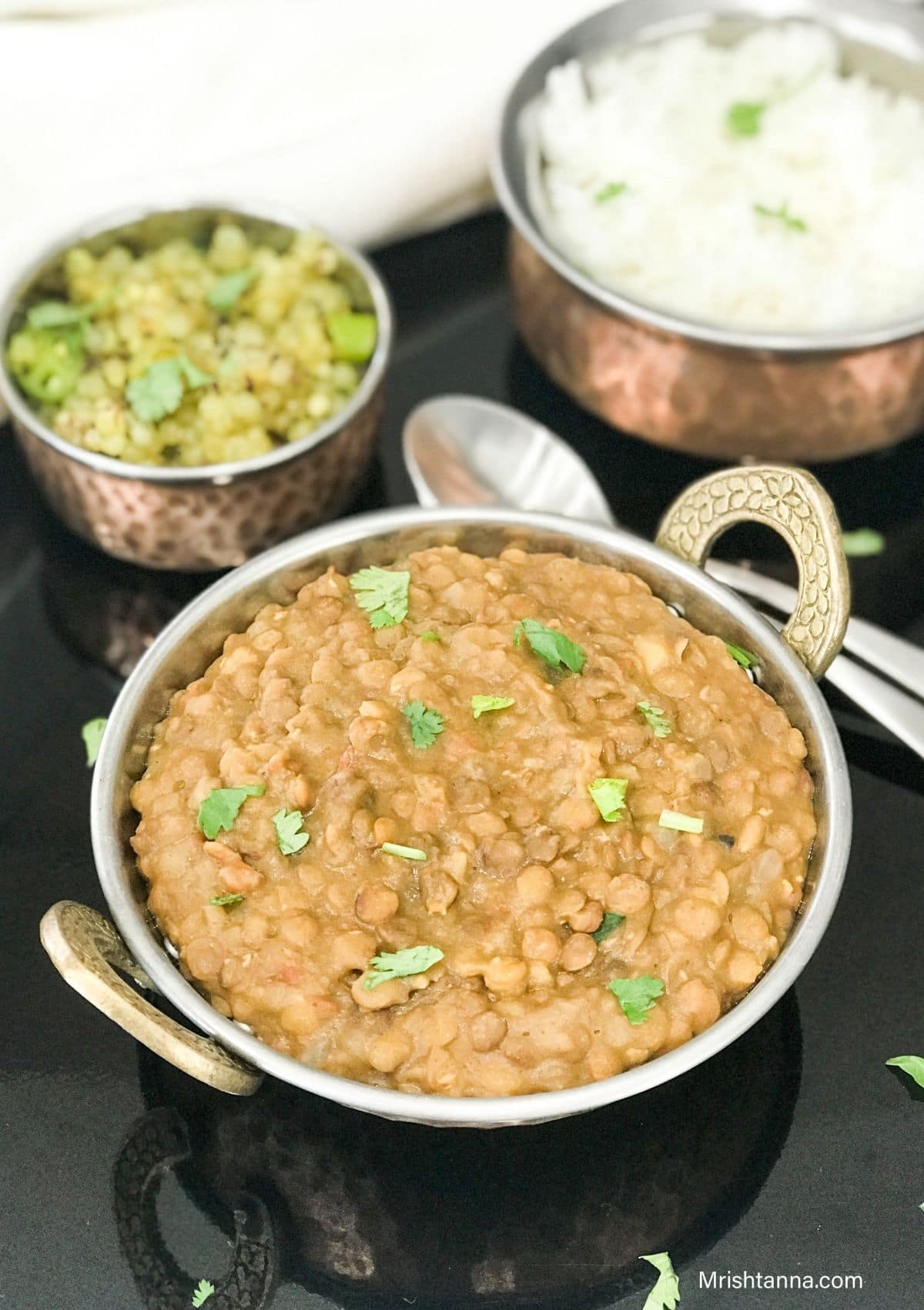 Instant Pot lentil curry